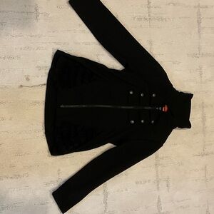 Kate Mack Black Pea Coat for Women